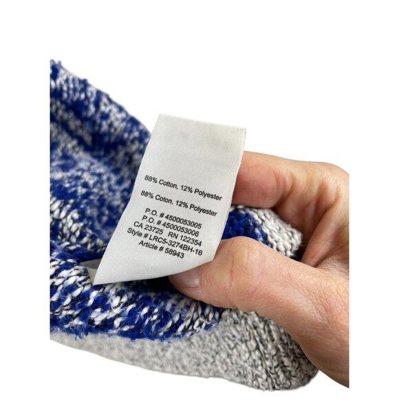 Aritzia Community Iconic Cape Cardigan Aztec Open Front Grey Blue XS/S - Picture 5 of 8